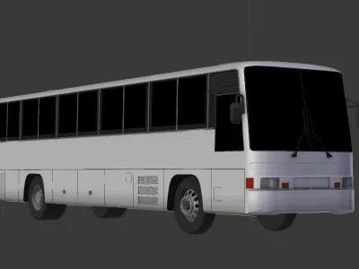 Hino Blue Ribbon P-RU638BB Bus Free 3D model