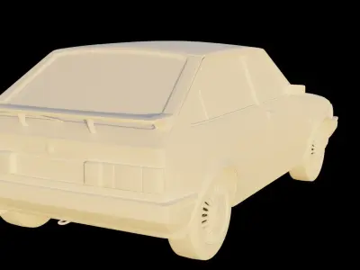 alfa Romeo Low-poly 3D model