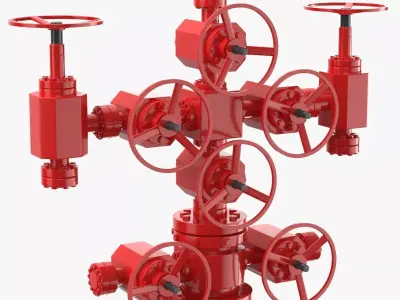 Oil Wellhead  3D model