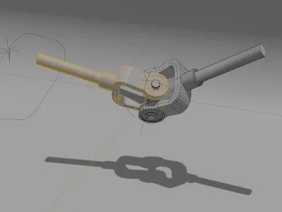 Cardan shaft 3D model