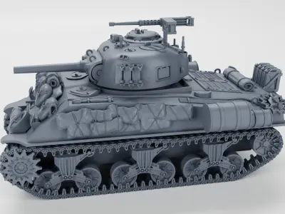 Stowage for Sherman Tanks 3D print model