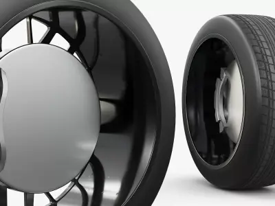 Mercedes Benz Performance Rim Multi Spoke 3D model purchase