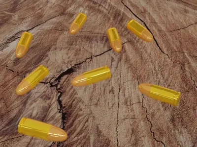 9mm ammunition - 9x19 3D model