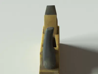 Jack Plane Middle Poly 3D model