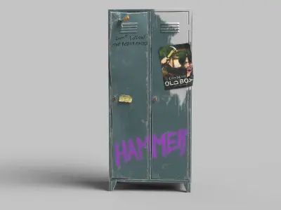 Locker 3D model buy