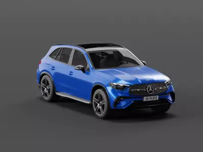 Mercedes Benz Glc Amg Line Free 3D model