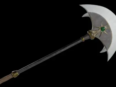 Axe 02 Low-poly 3D model purchase