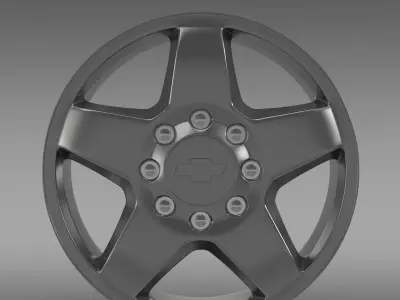 Chevrolet Silverado 2500HD LTZ 2011 rim 3D model