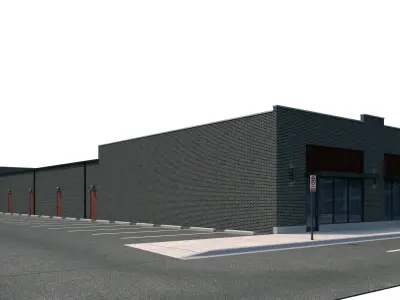 Retail-107 Retail Store 3D model