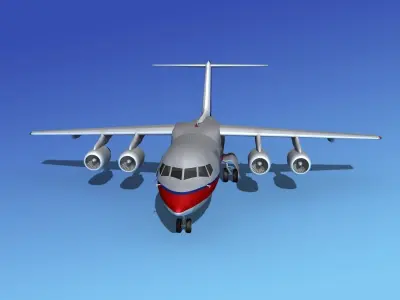BAe 146-100 US Air 3D model