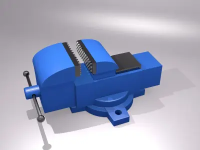 BENCH- MOUNTED VICE 3D model
