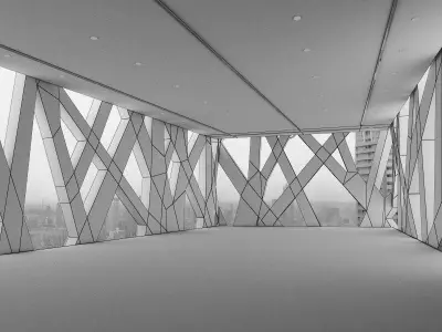 Modern Hall Interior 3D model