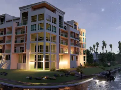 Highrise Building 08 3D model