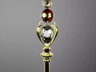 Scepter 3d model 3D model