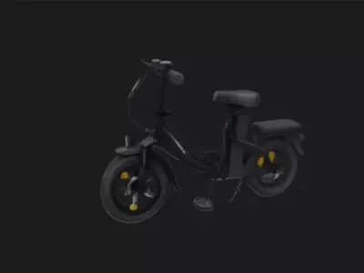 Urban Bicycle 3D Model Game Ready 3D model