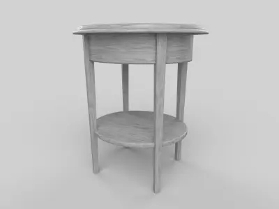 Table Low-poly 3D model 18