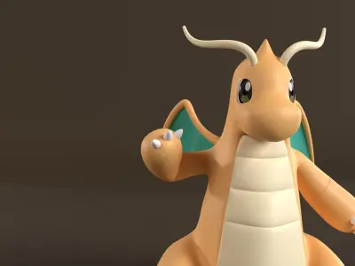 Dragonite - Pokemon 3D model