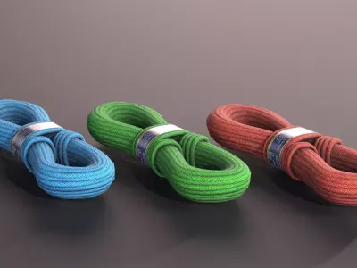 Paracord Low-poly 3D model