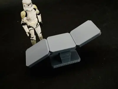 Custom Sci Fi Medical Bed 3D print model