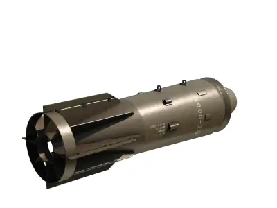PLAN China air force type 3000-2 3000kg class bomb FAB-3000 3D model
