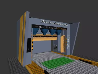 car wash 3D model 5