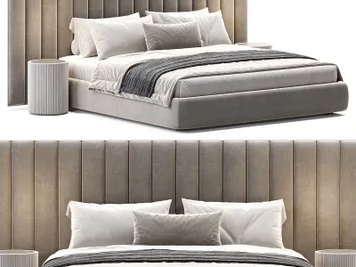 Maxwell Bed By Idealbeds Low-poly 3D model