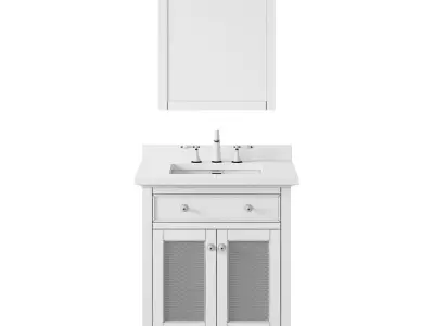 OVE Ophelia 30 Almond Latte Vanity 3D model