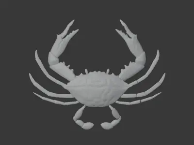 cute crab 3d 3D model