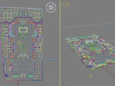 Chinese Style Architecture 3D model