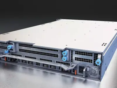 Rackmount Server 3D Model - 3 Low-poly 3D model