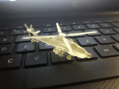 Rooivalk attach Helicopter 3D print model