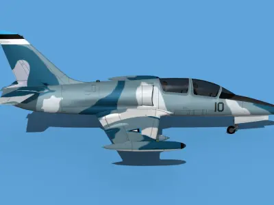 Aero Vodochody L-39C Albatross Estonia 2 3D model