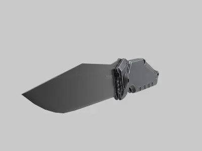 Kershaw Launch 7 knife Low-poly 3D model