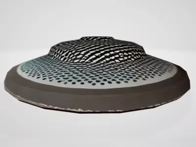 UFO Flying Saucer Alien Spaceship Low-poly 3D model