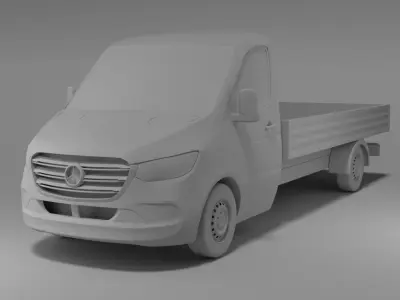 Sprinter 2019 dropside 3D model