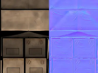 Tent model - Low-poly 3D model