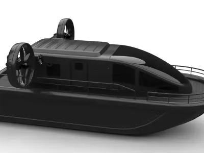 airboat 3D model