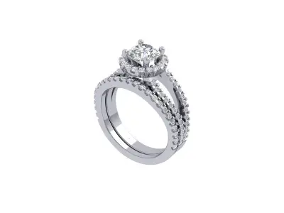 Wedding-Ring 3D print model 3