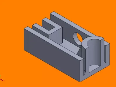 solidtutorial014 rectangular box Free 3D model