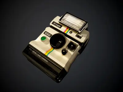 Polaroid Camera Atlas Decal Seamless PBR Texture  Texture