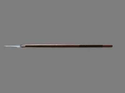 Baltic Viking axe Low-poly 3D model