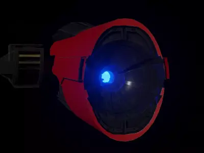 CargoSpaceship Free 3D model