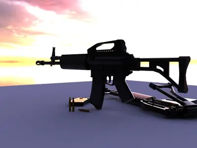 Pindad SS2 V2 3D model