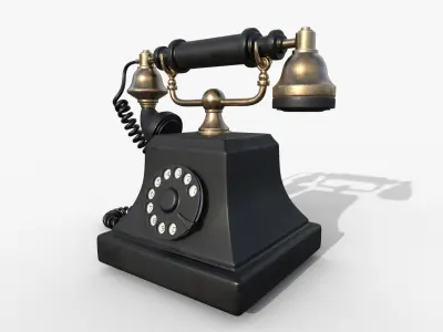 Old Telephone 3D model