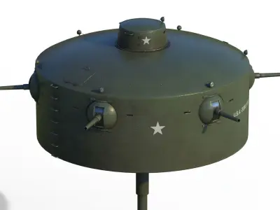 Wallace Leaping Tank 3D model