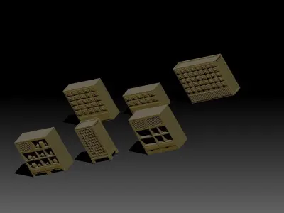 Tansu Chests 02 3D print model