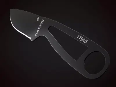 Knife 1 A Low-poly 3D model
