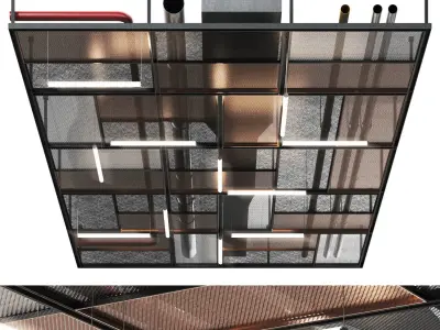industrial ceiling 3D model