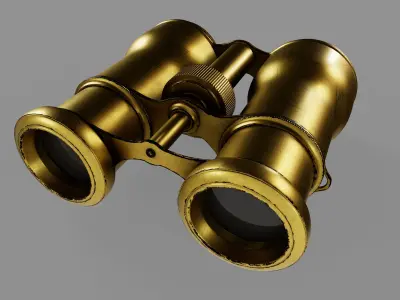Binoculars 3D model 3D model
