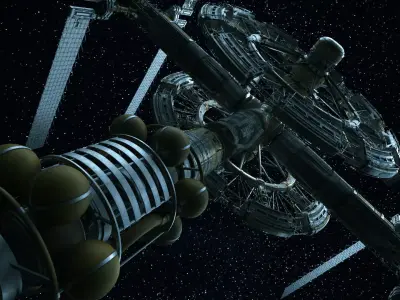 Space Station - Variant A Class 3D model